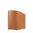 Anna Modern Vegan Leather Upholstered Solid Wood Dining Arm Chair in Saddle Brown-853232125