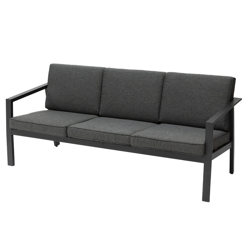 Entonio 75cm Wide Metal Garden Sofa with Cushions