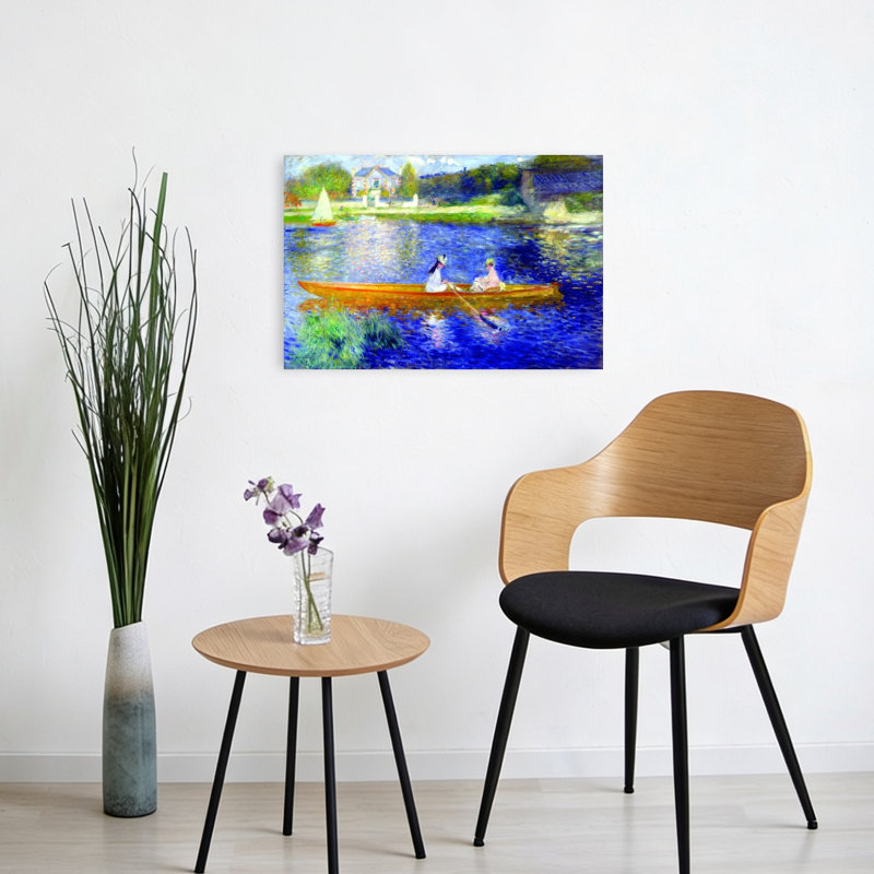 «La seine à Asnières», impression d'art classique, H 16 po x l 24 po