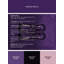 Tapis abstrait mauve moderne et contemporain lavable à la machine Pryer-117379828