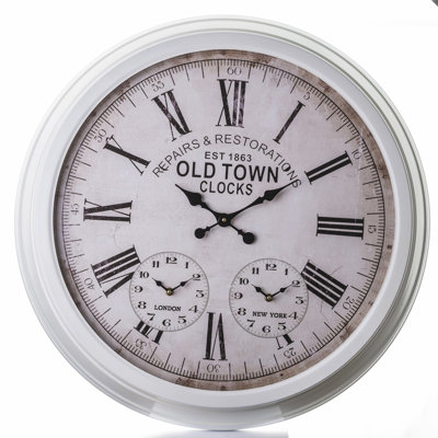 Portis Glass Wall Clock