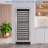 Large Wine Refrigerator - 27 Inch Built-In or Freestanding, 155 Bottle Capacity, Double-Layer Tempered Glass Door, Safety Lock, and Single Zone Design for Wine & Champagne.