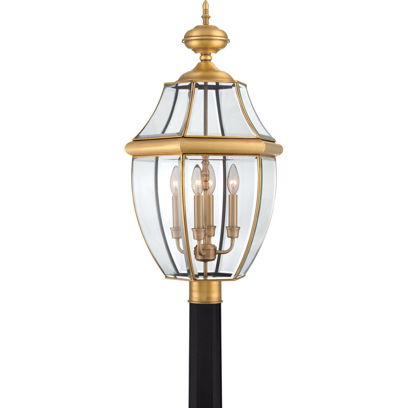 Jayde Beveled Lantern Head, Antique Brass