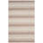 Jacques Hand Woven Wool/Viscose/Cotton. Striped Rug in Beige-343661423