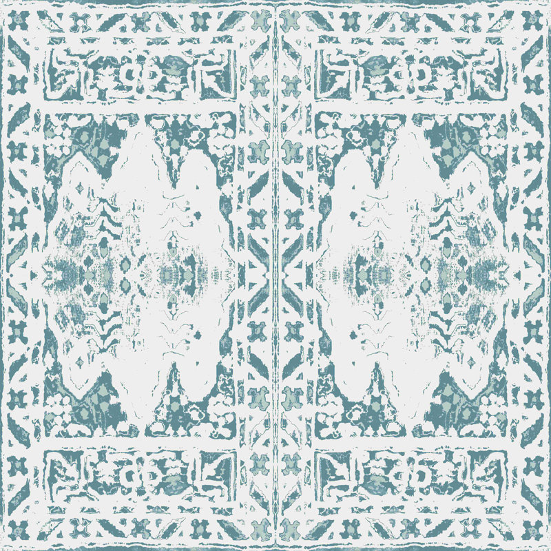 Motif tribal 11 - peinture sur toile tendue, H 20 po x l 20 po