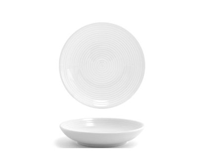 Front Of The House Spiral Porcelain Condiment Server