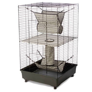 Ciresila Rabbit & Guinea Pig Cage with Hay Feeder, Bottle & Bowl Tucker Murphy Pet Size: 20.5 H x 17.5 W x 29 D