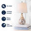 Lampe de table 21 po Carolyne Seashell-70773620