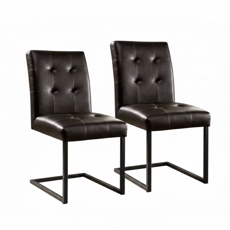 Ensemble de 2 chaises d'appoint Perchly