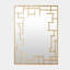 Fracture Rectangle Iron Mirror