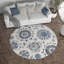 Tapis bleu marine / crème Majoros-25248333