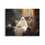 «Peaceful Reading Ghost», plaque murale, design par LSR Design Studio