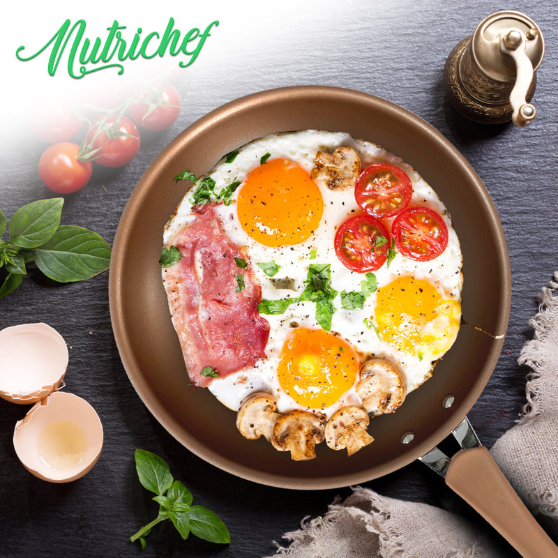 NutriChef Aluminum Non Stick 8"