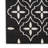 Nourison Essentials Black/Ivory Indoor/Outdoor Area Rug-1517979076