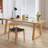 Burlywood Rectangular Solid Wood Desk-109690983