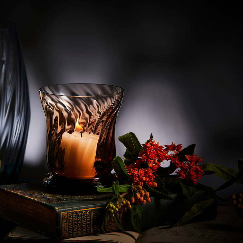 Quinn Votive Candle Holder, Mocha
