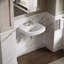 Lavabo de salle de bain mural en porcelaine vitreuse avec trop-plein 22 po Pinoir-10940207-124967448