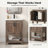 Larangera 24" Freestanding Single Bathroom Vanity with Ceramic Top-2128362183