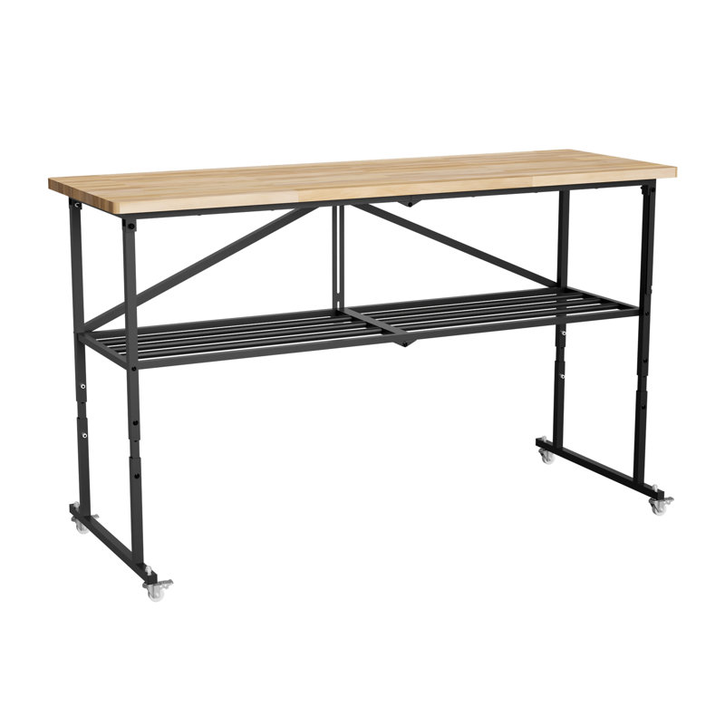Table de travail pliante en bloc robuste SmartFold