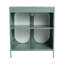 Meuble-lavabo autoportant de 30 po de couleur vert menthe avec construction en acier