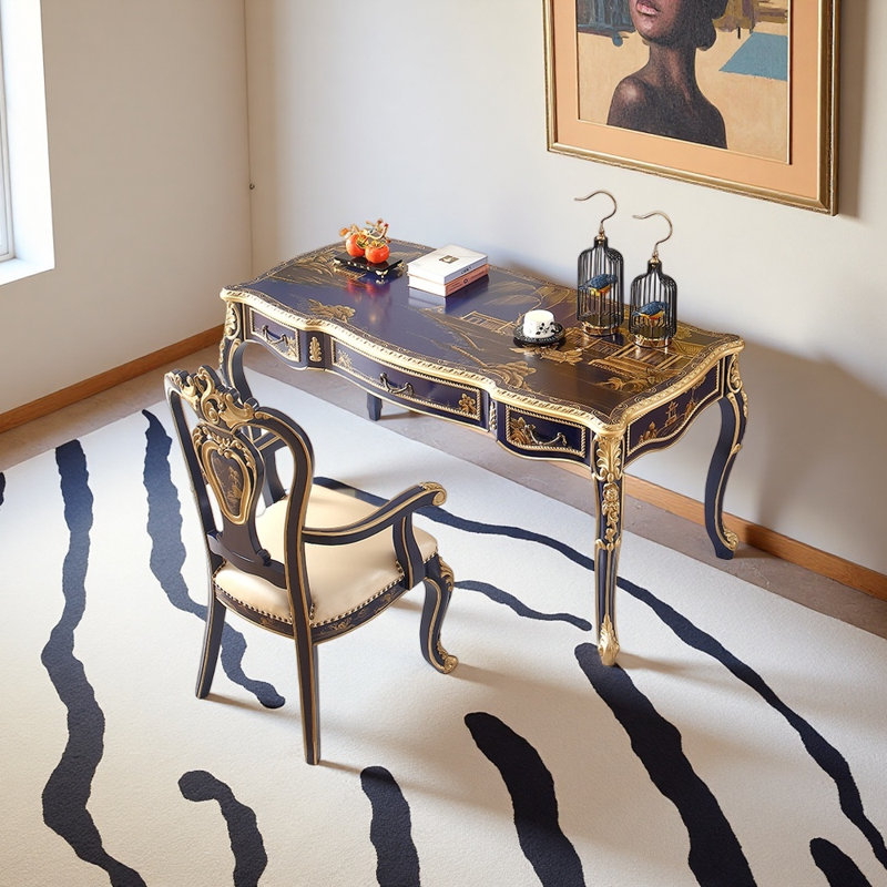 French style desk and chair set