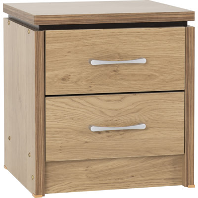 Underwood 2 Drawer Bedside Table