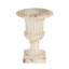Urne de jardin MGO, blanc antique, H 19,25 po