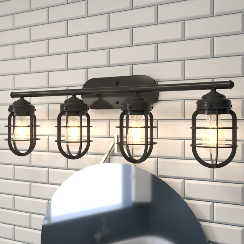 Starklake 4 - Light Dimmable Vanity Light, Noble Bronze