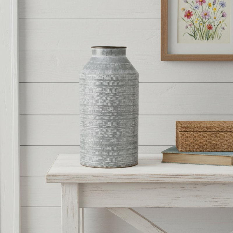 Vase en métal 13 "