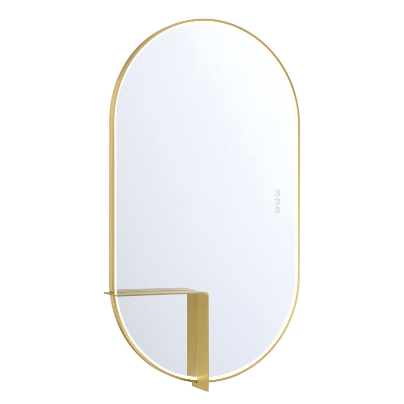 Miroir Linden, Doré, 42 po x 24 po