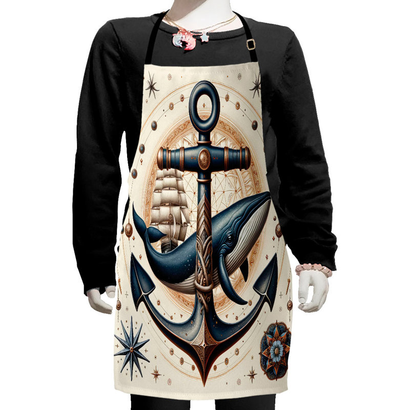 No Pattern Bib Apron