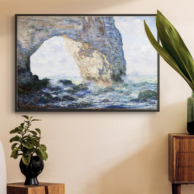 Monet, reproduction d'art encadrée sur toile par Claude Monet