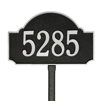 Fitzwilliams 1-Line Lawn Address Sign