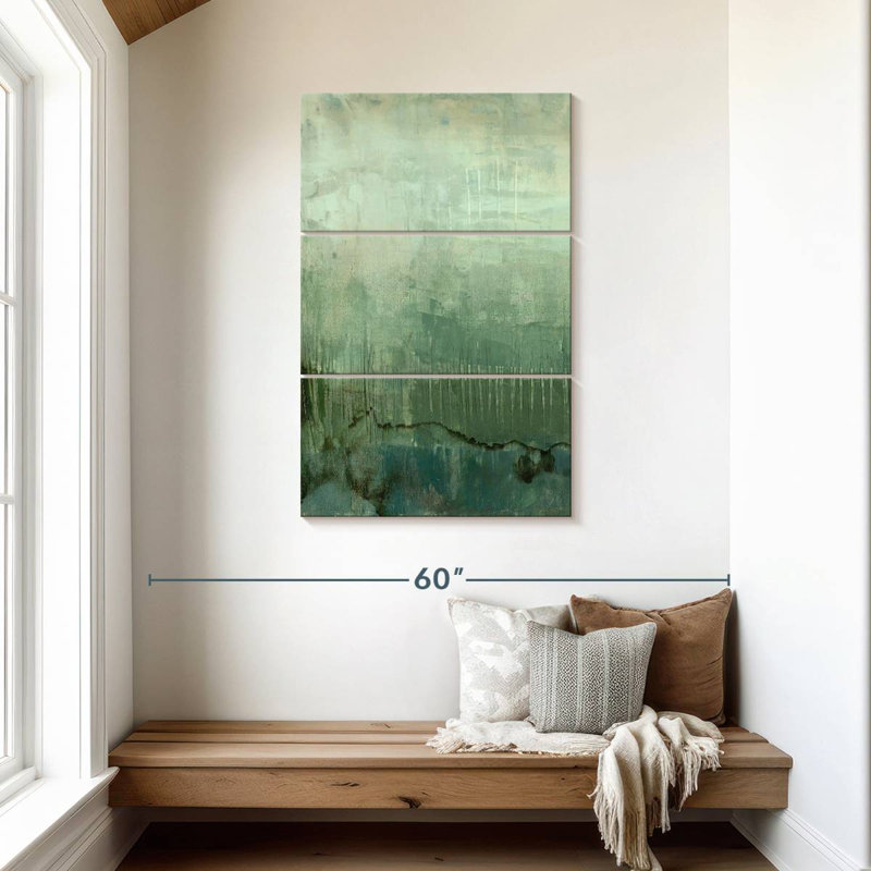 Emerald Sky I, 45" H x 28" W
