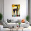 «Vibrant Patchwork Dog», impression d'art moderne et coloré-129965156