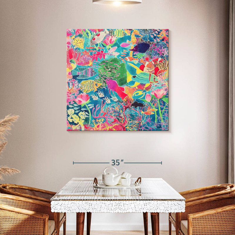 Brampt Underwater Rainbow, 39" H x 39" W