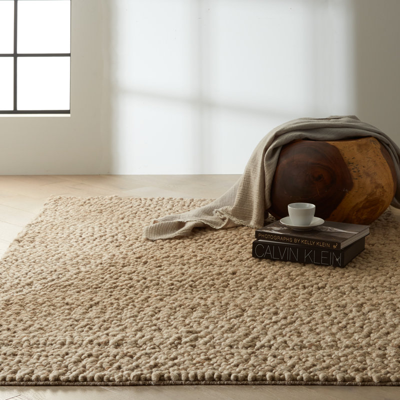 Tapis brun en laine Trussville, Rectangle 9 pi x 12 pi