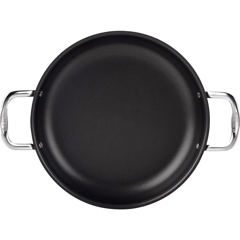 12-Inch Non-Stick Aluminum Frying Pan with Lid