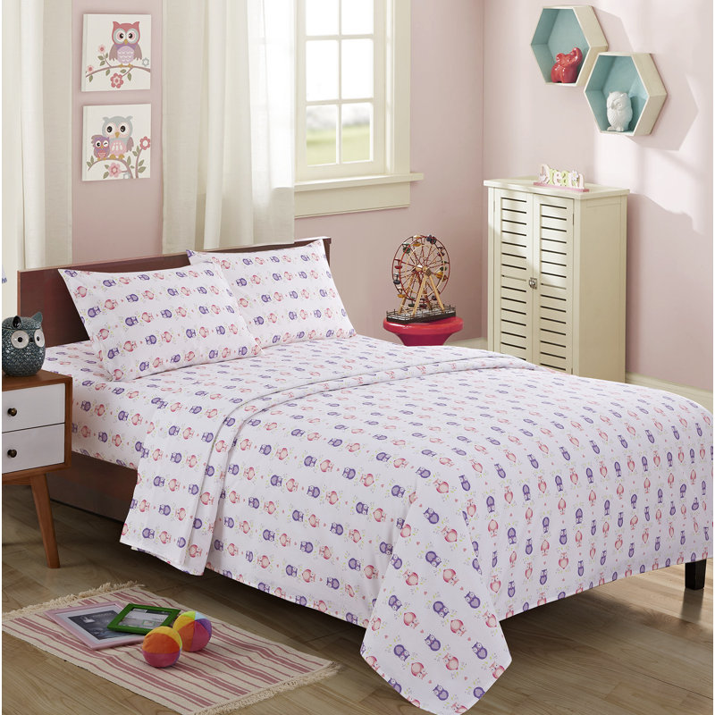 Ensemble de draps 100% coton 200 fils Raymon, Simple