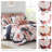 Premium Cotton Bedding Sets, Oversized Cal King Comfort, Blush Multi