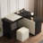 Modern, Dressing Table With Mirror And Makeup Stool, For Bedroom