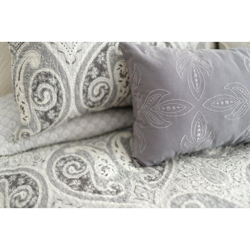 Ensemble de courtepointe réversible Ealy, Double / Grand