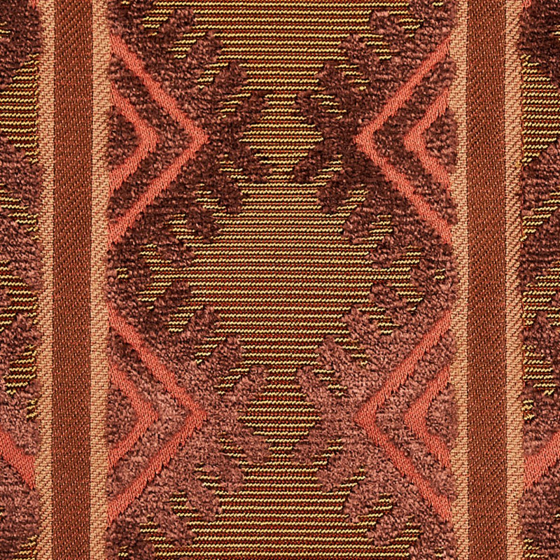 Tissu en velours Parvin, Cuivre