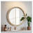 31.50" Distressed Wood Beaded Frame Mirror-1765106543
