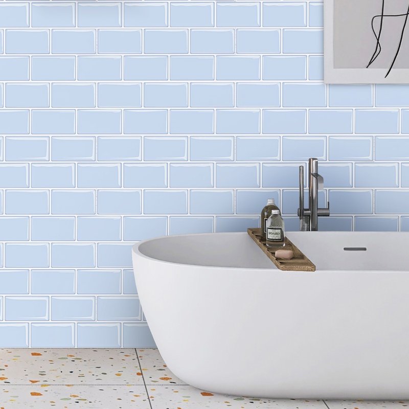 30cm x 30cm Wallpaper Tile, Blue