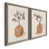 Toile avec cadre gris