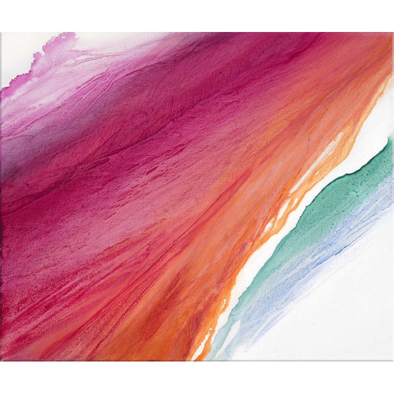 «Cranberry Fire» par Lisa Cuscuna - peinture sur toile tendue