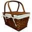 Panier de pique-nique en bois naturel avec doublure en coton-1617876207