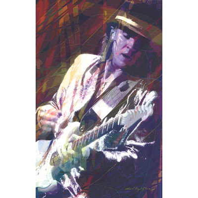  Officially Licensed Guitar Master Stevie Ray Vaghn SRV Art Poster - 24 x 36 Inch - Decorative Print - Poster Paper - Ready to Frame