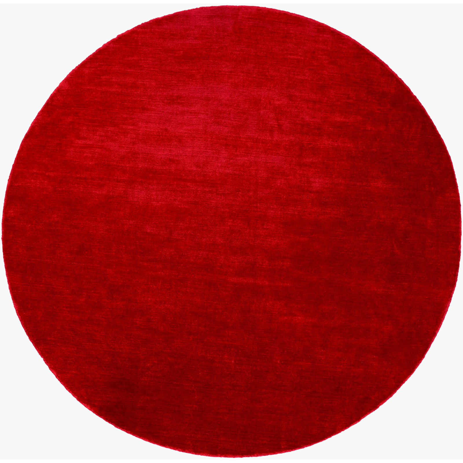 Clio Hand-Loomed Beige Wool Rug, Round 6'